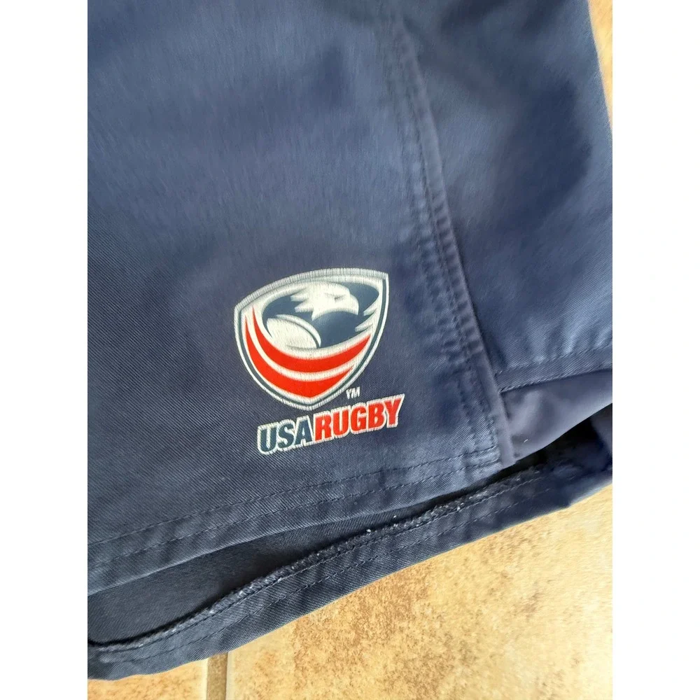 Adidas USA Rugby Fly Emirates Polo Shirt & Canterbury Shorts Set Medium Navy